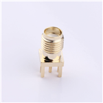 Kinghelm 13.5mm SMA Half-threaded Straight Female Connector--KH-SMA-KE8-G1.3