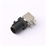 FAKRA RF Black Board End Antenna Socket, 90° Male Connector, KH-2FK1-A-RM-101