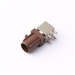 FAKRA RF Brown Board End Antenna Socket 90° Male Connector, KH-2FK1-F-RM-101