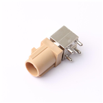 FAKRA RF Beige Board End Antenna Socket 90° Male Connector, KH-2FK1-I-RM-101
