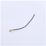 Kinghelm 1st Generation IPEX Single-ended Jumper RG0.81 Black Wire, Length 60mm--KHA-(RG0.81)-TX60-IPEX-221