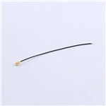 Kinghelm 1st Generation IPEX Single-ended Jumper RG0.81 Black Wire, Length 80mm--KHA-(RG0.81)-TX80-IPEX-221