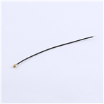 Kinghelm 1st Generation IPEX Single-Ended Jumper RG1.13, Black Wire, Length 100mm--KHA-(RG1.13)-TX100-IPEX-221