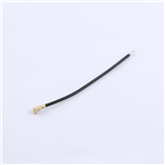 Kinghelm 1st Generation IPEX Single-Ended Jumper RG1.37, Black Wire, Length 60mm--KHA-(RG1.37)-TX60-IPEX-221