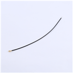 Kinghelm 1st Generation IPEX Single-Ended Jumper RG1.37, Black Wire, Length 150mm--KHA-(RG1.37)-TX150-IPEX-221