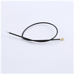 Kinghelm 1st Generation IPEX Single-Ended Jumper RG1.37, Black Wire, Length 200mm--KHA-(RG1.37)-TX200-IPEX-221