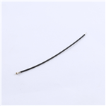 Kinghelm 4th Generation IPEX Single-Ended Jumper RG1.37, Black Wire, Length 100mm--KHA-(RG1.37)-TX100-IPEX4-221