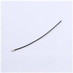 Kinghelm 4th Generation IPEX Single-Ended Jumper RG1.37, Black Wire, Length 120mm--KHA-(RG1.37)-TX120-IPEX4-221
