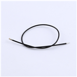 Kinghelm 4th Generation IPEX Single-Ended Jumper RG1.37, Black Wire, Length 200mm--KHA-(RG1.37)-TX200-IPEX4-221