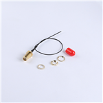 Kinghelm IPEX to SMA Outer Thread And Inner Hole--KH-122-081SMA-180