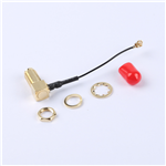 Kinghelm SMA Female to First-Generation IPEX RG081 Black Cable--KH-SMAKW-IPEX-RG0.81-B50