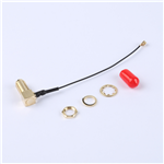 Kinghelm SMA Female to First-Generation IPEX RG081 Black Cable--KH-SMAKW-IPEX-RG0.81-B80