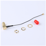 Kinghelm SMA Female to First-Generation IPEX RG081 Black Cable--KH-SMAKW-IPEX-RG0.81-B90