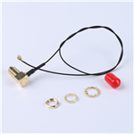Kinghelm SMA Female to First-Generation IPEX RG081 Black Cable--KH-SMAKW-IPEX-RG0.81-B300