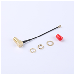 Kinghelm SMA Female to First-Generation IPEX RG137 Black Cable--KKH-SMAKW-IPEX-RG1.37-B70