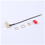 Kinghelm SMA Female to First-Generation IPEX RG137 Black Cable--KH-SMAKW-IPEX-RG1.37-B90