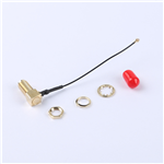 Kinghelm SMA Female to Third-Generation IPEX RG081 Black Cable--KH-SMAKW-IPEX3-RG0.81-B70