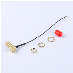 Kinghelm SMA Female to Third-Generation IPEX RG081 Black Cable--KH-SMAKW-IPEX3-RG0.81-B100