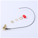 Kinghelm SMA Female to Third-Generation IPEX RG081 Black Cable--KH-SMAKW-IPEX3-RG0.81-B180