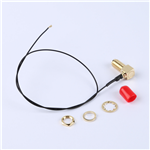 Kinghelm SMA Female to Third-Generation IPEX RG081 Black Cable--KH-SMAKW-IPEX3-RG0.81-B300