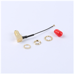 Kinghelm SMA Female to Fourth-Generation IPEX RG081 Black Cable--KH-SMAKW-IPEX4-RG0.81-B50