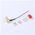 Kinghelm SMA Female to Fourth-Generation IPEX RG081 Black Cable--KH-SMAKW-IPEX4-RG0.81-B60