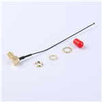 Kinghelm SMA Female to Fourth-Generation IPEX RG081 Black Cable--KH-SMAKW-IPEX4-RG0.81-B100