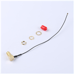 Kinghelm SMA Female to Fourth-Generation IPEX RG081 Black Cable--KH-SMAKW-IPEX4-RG0.81-B140
