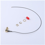 Kinghelm SMA Female to Fourth-Generation IPEX RG081 Black Cable--KH-SMAKW-IPEX4-RG0.81-B300