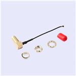 Kinghelm SMA Female to Fourth-Generation IPEX RG113 Black Cable--KH-SMAKW-IPEX4-RG1.13-B60
