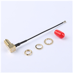 Kinghelm SMA Female to Fourth-Generation IPEX RG113 Black Cable--KH-SMAKW-IPEX4-RG1.13-B70