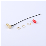 Kinghelm SMA Female to Fourth-Generation IPEX RG113 Black Cable--KH-SMAKW-IPEX4-RG1.13-B100
