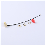 Kinghelm SMA Female to Fourth-Generation IPEX RG113 Black Cable--KH-SMAKW-IPEX4-RG1.13-B120