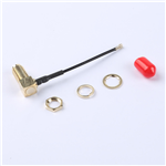 Kinghelm SMA Female to Fourth-Generation IPEX RG137 Black Cable--KH-SMAKW-IPEX4-RG1.37-B50