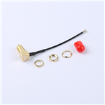 Kinghelm SMA Female to Fourth-Generation IPEX RG137 Black Cable--KH-SMAKW-IPEX4-RG1.37-B60