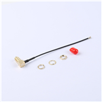 Kinghelm SMA Female to Fourth-Generation IPEX RG137 Black Cable--KH-SMAKW-IPEX4-RG1.37-B100