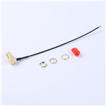 Kinghelm SMA Female to Fourth-Generation IPEX RG137 Black Cable--KH-SMAKW-IPEX4-RG1.37-B120