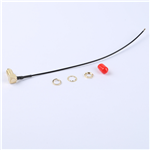 Kinghelm SMA Female to Fourth-Generation IPEX RG137 Black Cable--KH-SMAKW-IPEX4-RG1.37-B160