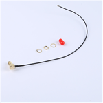 Kinghelm SMA Female to Fourth-Generation IPEX RG137 Black Cable--KH-SMAKW-IPEX4-RG1.37-B250