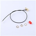 Kinghelm SMA Female to Fourth-Generation IPEX RG137 Black Cable--KH-SMAKW-IPEX4-RG1.37-B300