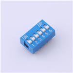 2.54mm Dip switch, 6P, KH-BM2.54B-6P