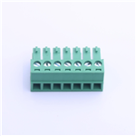 Pluggable Terminal Block, 3.81mm pitch, 7 pin, 8A 300V, KH-ZBK200R-7P-GS