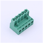 Pluggable Terminal Block, 5.08mm pitch, 5 pin, 15A 300V, KH-ZBK400R-5P-5.08GS