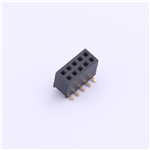 1.27mm Female Header Connector, 2x5P, KH-1.27FH-DZ2X5P-H4.3-SMT