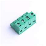 Pluggable Terminal Block, 7.62mm pitch, 4 pin, 15A 300V, KH-ZBK300R-4P-7.62G