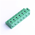 Pluggable Terminal Block, 7.62mm pitch, 7 pin, 15A 300V, KH-ZBK300R-7P-7.62G