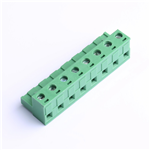 Pluggable Terminal Block, 7.62mm pitch, 8 pin, 15A 300V, KH-ZBK300R-8P-7.62G
