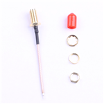 SMA Gold-plated Outer Screw Bore, RG1.78 Wire, L=60mm, KH-122-178SMA-60