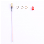 SMA Gold-plated Outer Screw Bore, RG1.78 Wire, L=120mm, KH-122-178SMA-120