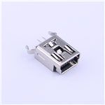 USB Micro-B Connector, Female, KH-Mini-DIP180W-5P-CU